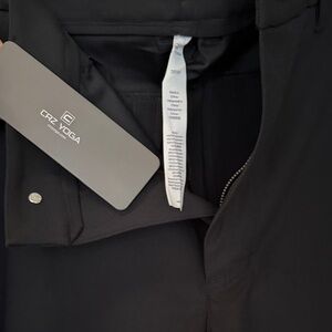 CRZ YOGA Men's Black Chino Pants